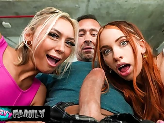 Stepdaughter invites aged fellow Peter Fitzwell & Khloe Kapri for a kinky rear end-fashion threeway