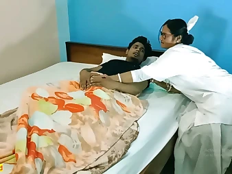 See this Indian nurse abase her patient with dirty converse & rear end-fashion orgy in the Hospital