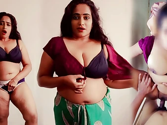 Desi aunty gets mischievous and screws her step-brother-in-law's husband with a magic wand