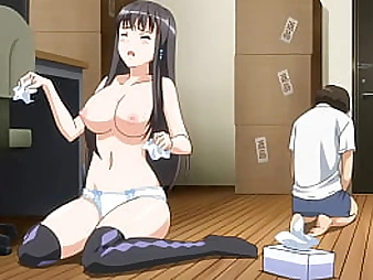 Witness Eroge! H mo Game Ep. 1: Huge-chested Latina Takes First-ever Electro-hitachi in Cosplay & Wolf Wrecks