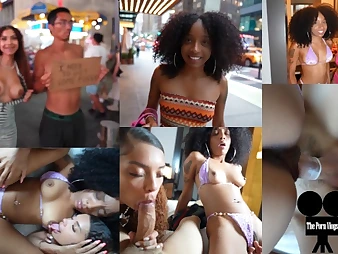 Witness The Pornography Vlogs, ebony superstars, get their cock-squeezing vulvas romped in public by a dangled dark-hued stud