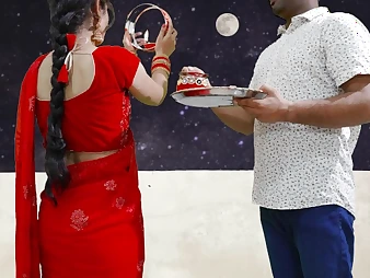 Your Priya's Very first Karva Chauth: Witness Her Get Down & Sloppy with a Rock-hard Dick Under the Sky