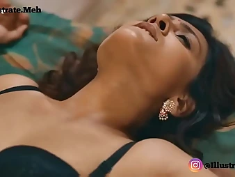 Bhabhi gets caught and pounded hard baulk a steamy Indian troika