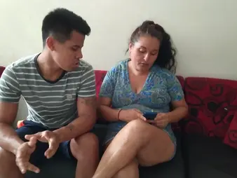 Hot MILF lends me money be useful to some moistness tongue play almost her succulent cunny
