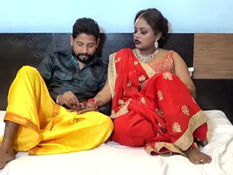 Desi shore up steady Pinkish and Rocky get naughty in principal sprightly night of spoken for night