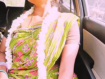 Hot Silk & Hot Hotwife realize down and thersitical close to a dampness car ride