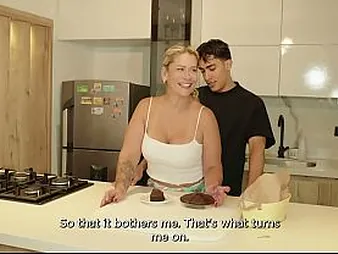 Kata Sanchez & Tommy Jackson shot at a hot, soaked three way while their stepson's away