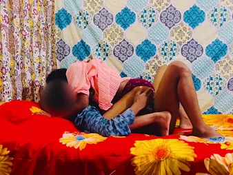 Hot Indian teen caught in the act, banged elbow the end of one's tether her boyfriend's friend elbow his manor-house