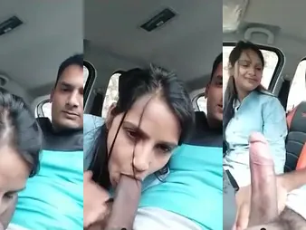 Naughty Desi Woman gets her pussy with an increment of ass reamed in van