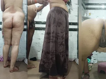 Hot Indian MILF Priya Bhabi gets her fat ass fingered & fucked surrounding homemade video